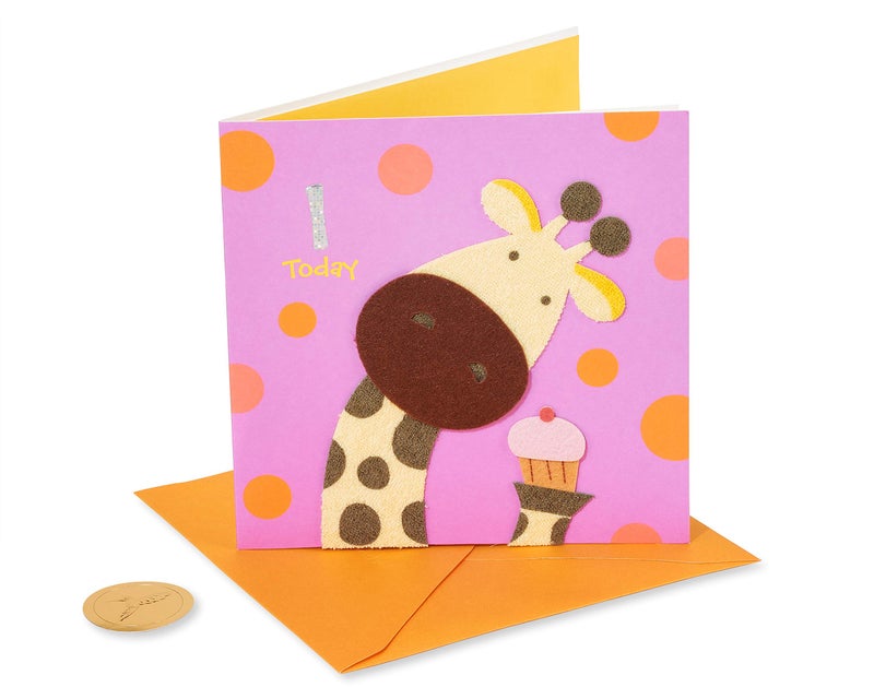 Papyrus 1st Birthday Card (Hugs and Kisses) - Image 1